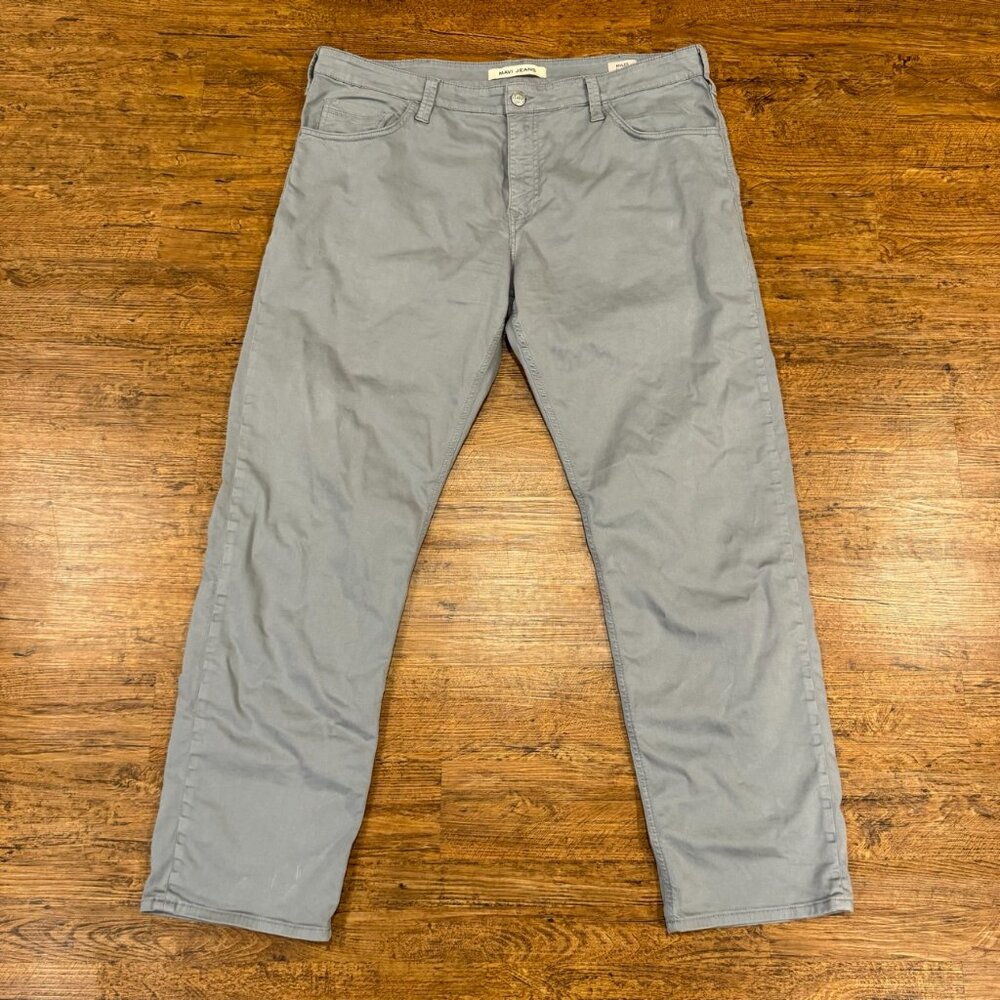 Mavi Gray‎ Myles Straight Leg Casual Preppy Twill Chino Trousers Pants Men 40x32